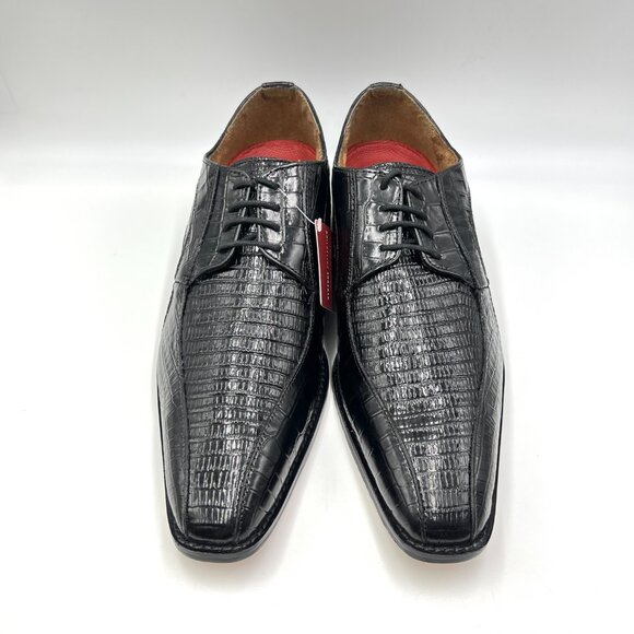 10W 10 WIDE WIDTH Stacy Adams Mens Turano Black Leather Oxfords‎ Dress Shoes main image 10